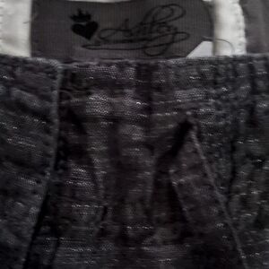 Ashley Stewart Charcoal Textured Shorts